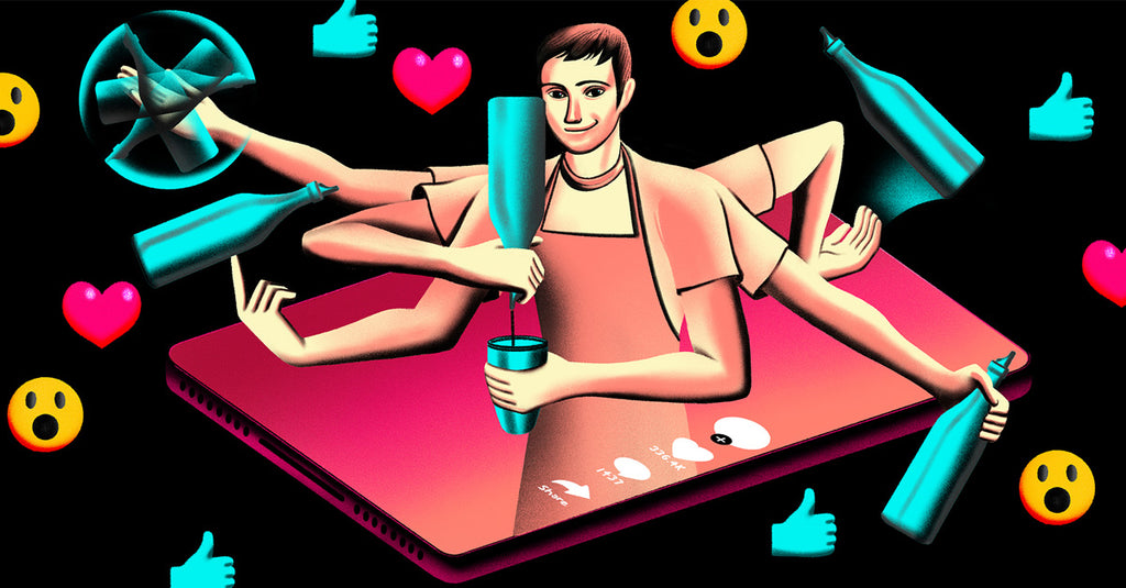 For Millions of Americans, TikTok Is Offering a Wild, Uncut Introduction to ’80s-Style Flair Bartending
