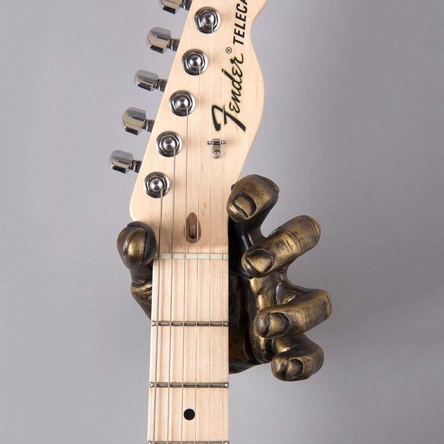 Brass Male Hand GuitarGrip