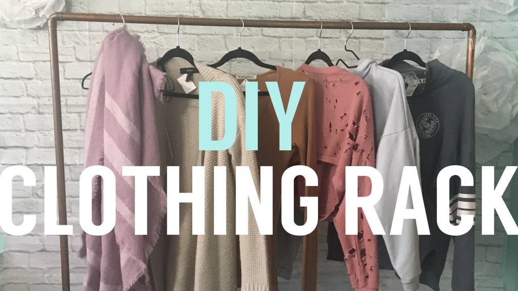 DIY CLOTHING RACK 💖 Cheap Copper Pipe Clothing RACK! Ameliakit by Ameliakit (3 years ago)