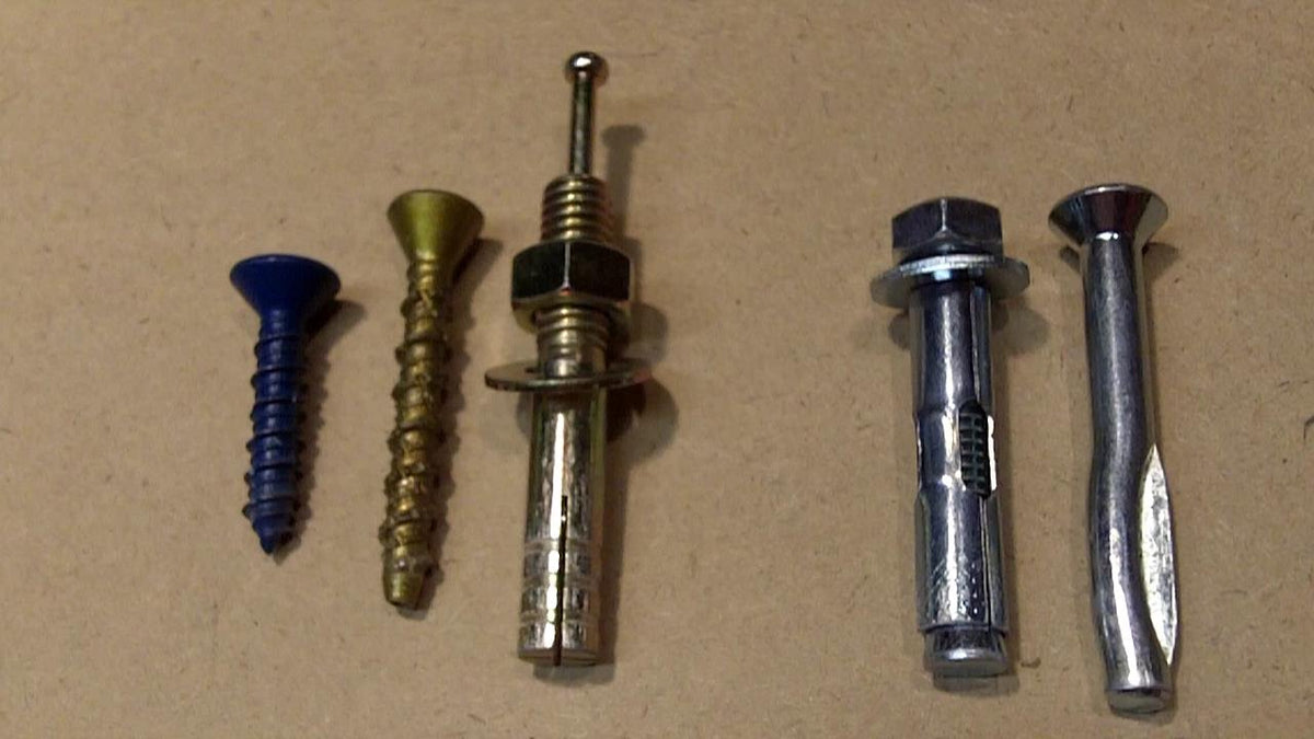 Learn how to install different types of anchors in concrete and brick ...