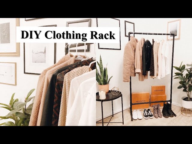 I was looking for a clothing rack that could easily display my favorite clothing items, but I needed it to be on a budget, because let's face it, christmas time!