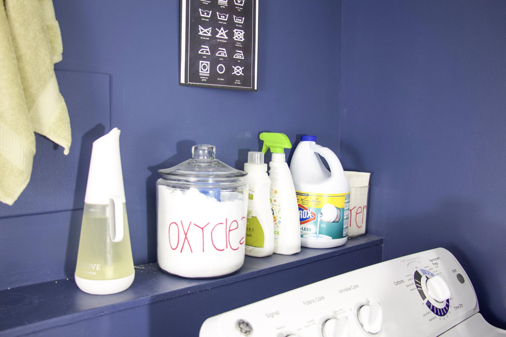 Two years ago, I shared 3 Insanely Easy Ways To Create Laundry Room Storage