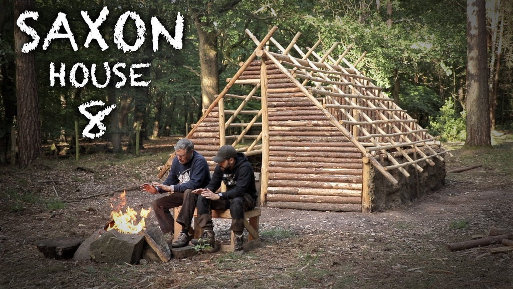 Join us at the saxon camp as we spend our first night in the bushcraft saxon house