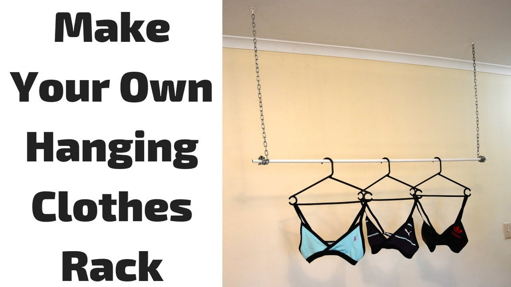 How To Make A Hanging Clothes Rack | Tutorial by Sgt