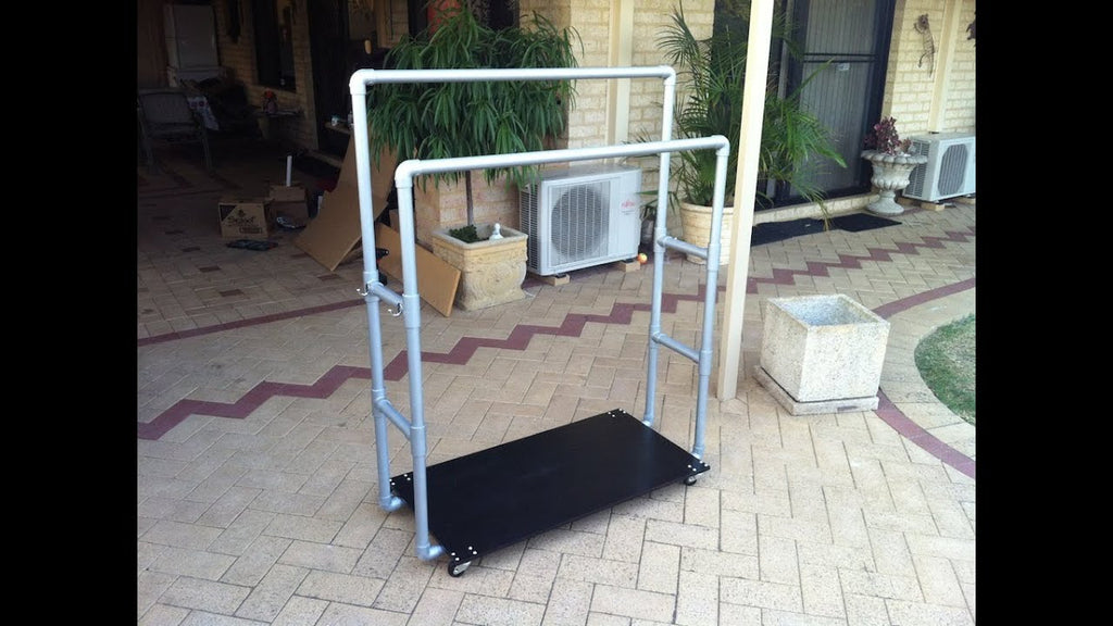 How-to: PVC Pipe Clothes Rack by x2Jiggy (9 years ago)