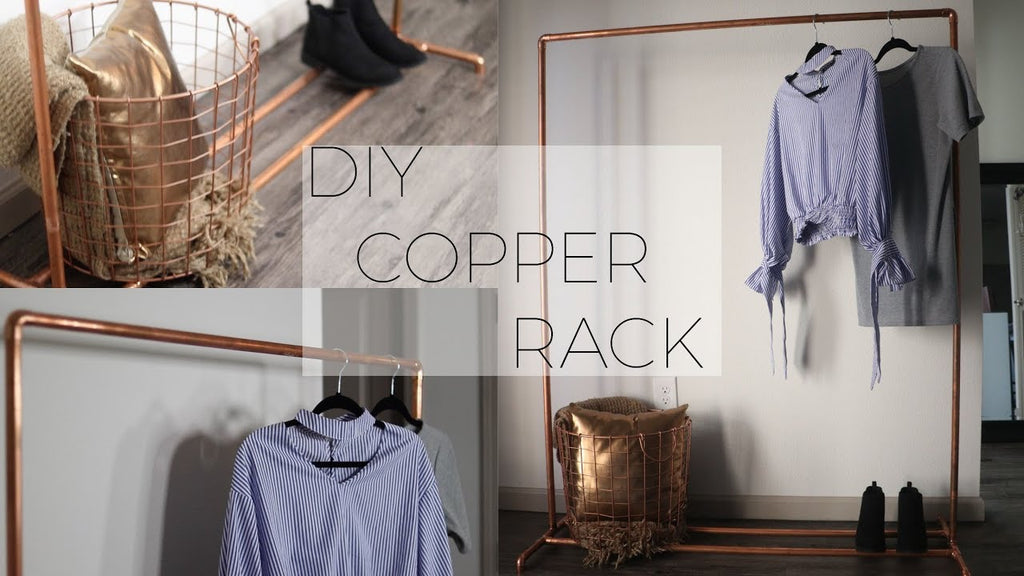 Hey Guys! Welcome back! Today in this video, I'm showing you guys how to make your very own DIY Copper Pipe Clothing Rack