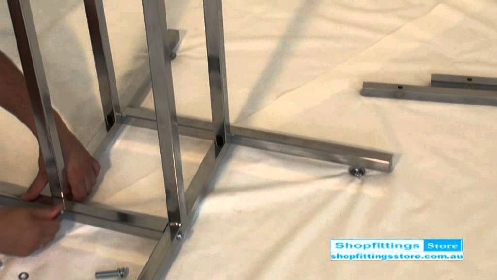 Assembly Instructions: Four Way Clothing Rack - Shopfittings Store - www.shopfittingsstore.com.au by ShopfittingsStore (9 years ago)