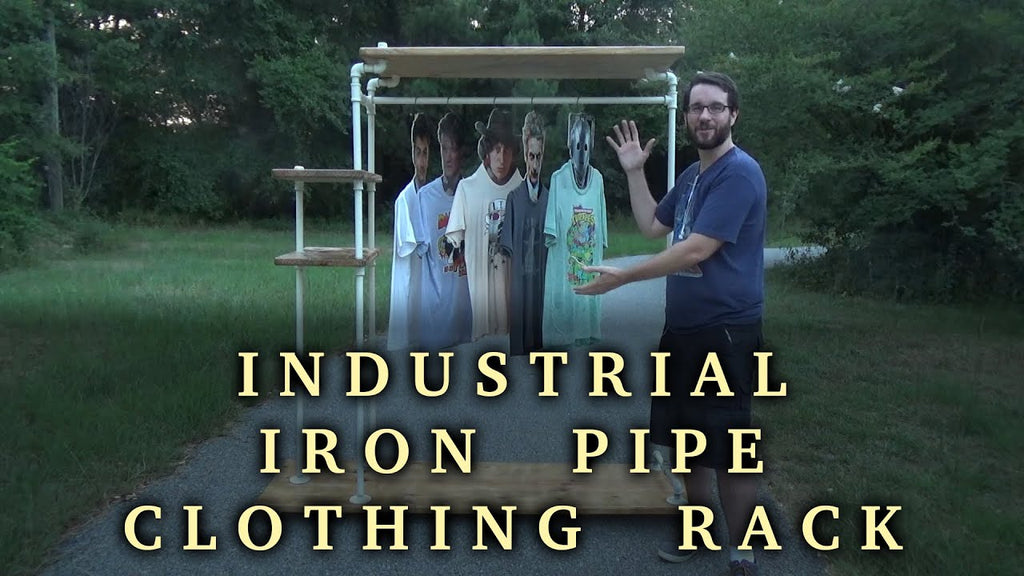 Let's Make an Industrial Iron Pipe Clothing Rack | How To by Live Free and DIY (4 years ago)