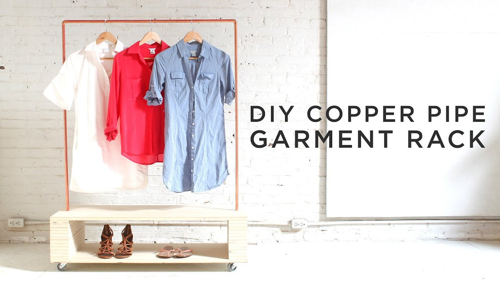 DIY Copper Pipe Garment Rack by HomeMadeModern (4 years ago)
