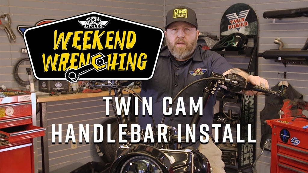 We show you step by step how to install a set of Arlen Ness mini ape hangers on our Twin Cam Softail
