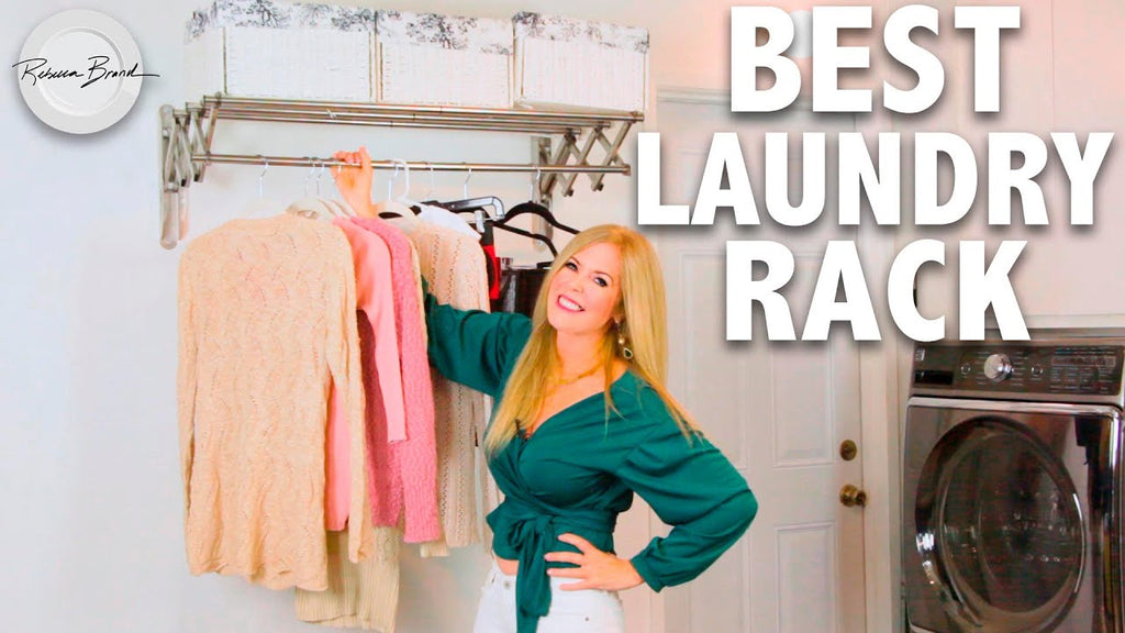 BEST Drying Rack for Laundry Room | Easy Install | Wellex Laundry Rack Review by Rebecca Brand (2 months ago)