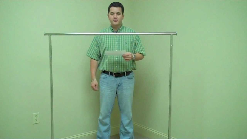 Collapsible Rolling Rack - Heavy Duty Salesman Rack by AAADisplays (9 years ago)
