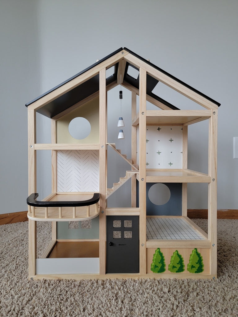 A {semi} DIY Dollhouse for Christmas