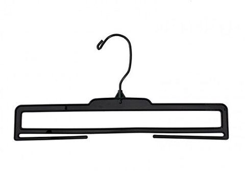 NAHANCO Black 11 1/2" Scarf/Leggings Hangers