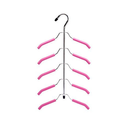 Non-slip- Hanger Province Space Multilayer Child Sponge Hanger, 1/2 Packs hanger (Color : Pink, Size : 1 Pack)