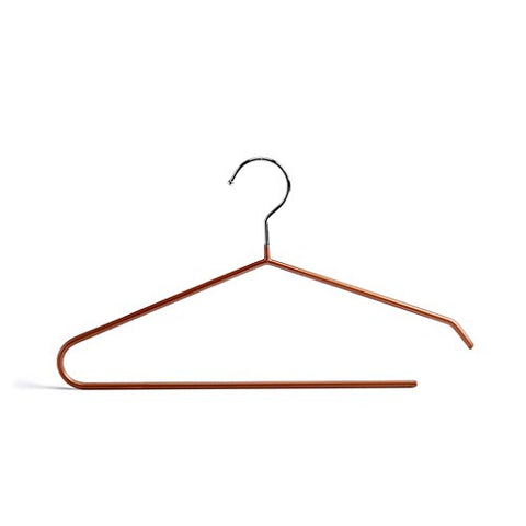 Non-slip- Wet And Dry Skid-resistant No-trace Dipping Pants Rack 10 Pack hanger (Color : Gold)