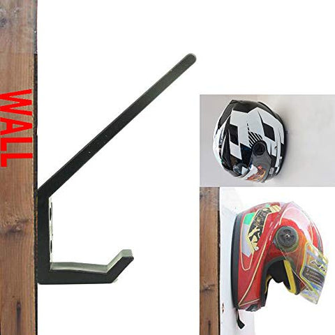 Invisible Helmet Rack Helmet Wall Display Rack Helmet Storage Holder Race Trailer Shop Garage Storage Organizer - Motorcycle Helmet Holder, Jacket Hanger, Motorbike Wall Mount Display Rack - No Helmet