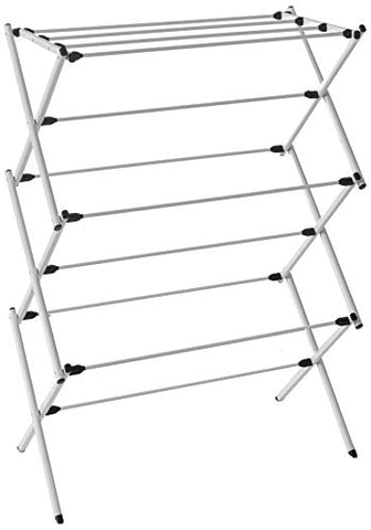 Homz Foldable, Steel Frame, Rustproof, 23 ft Space Clothes Drying Rack