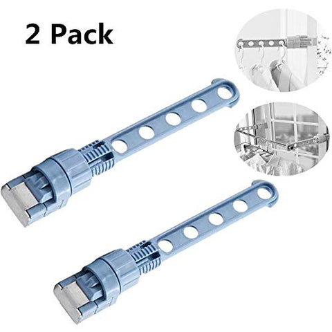 Portable Window Drying Rack Clothes Hangers Holder Window Frame Door Windowsill Balcony Laundry Drying Rack