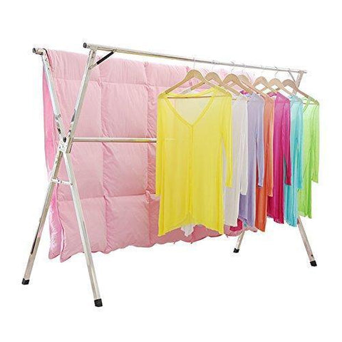 Stainless Steel Laundry Drying Rack Free Installed ,foldable Space Saving,heavy duty
