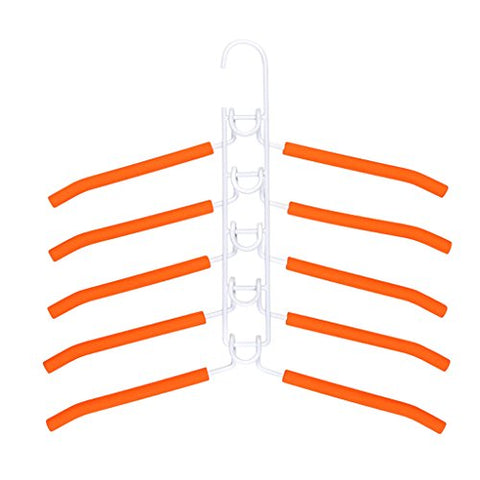 Non-slip- Hanger Multilayer Province Space Sponge Skid-proof Hanger, 1 Pack hanger (Color : White)