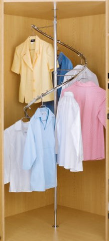 Spiral Clothes Rack - Chrome