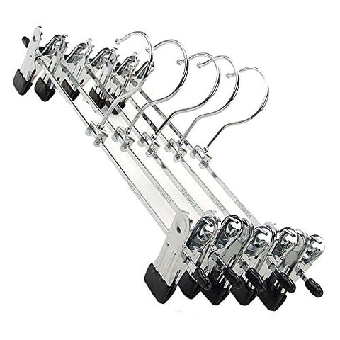 10 x Yonger Underwear Socks Hanger Gloves Drying Rack Clothes Hanger Stainless Steel Hanger Clips/Clothespins for Baby Clothes, Cloth Diapers, Bras, Towel, Hat,Pants, 28.5 X 7cm