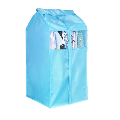 QEES Garment Bags for Storage, Clothing Storage Hanging with Clear Window, Garment Rack Cover, Dance Costume Dress Bag for Closet, Hanging Clothing Closet Storage Bag for Dance Costume Dress