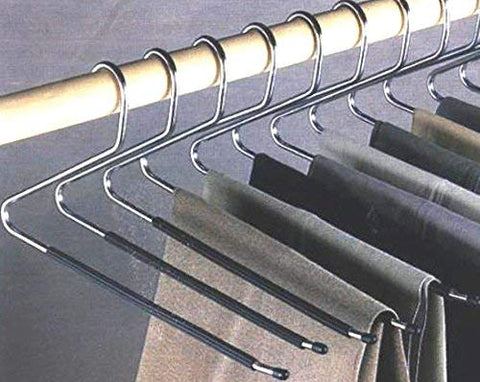 24 Jobar Slacks Hangers Open Ended Pants Easy Slide Organizers